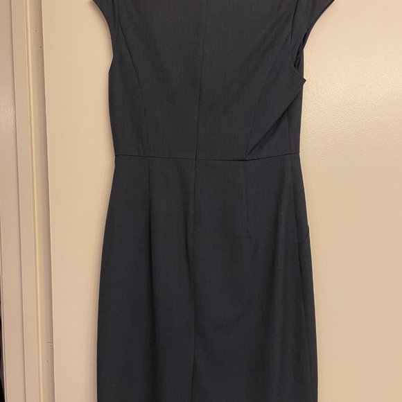 Ann Taylor Navy Blue Sheath Dress - Picture 3 of 3